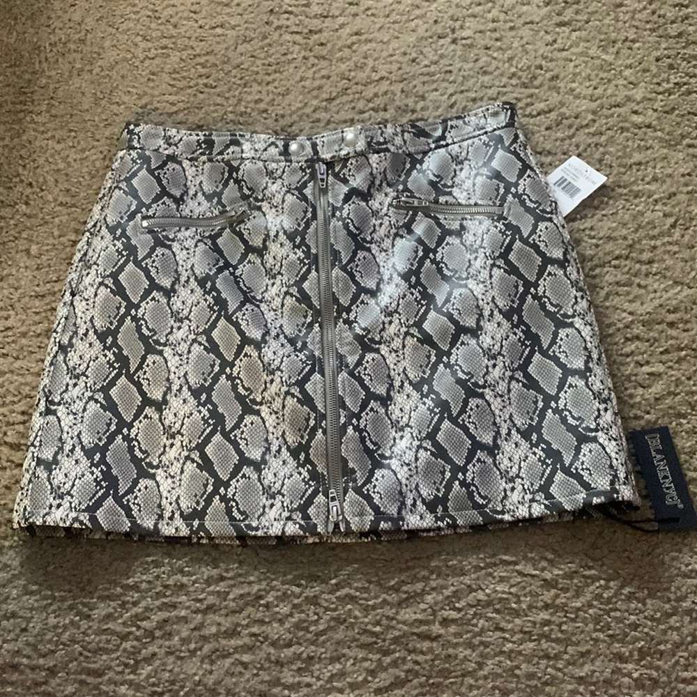 Faux snake skin skirt from Blank NYC / Nordstrom
